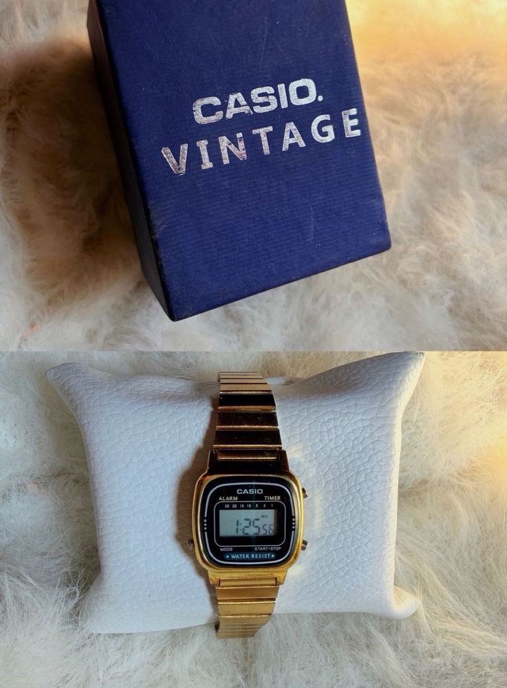 Casio dupe Vintage Gold Digital Watch