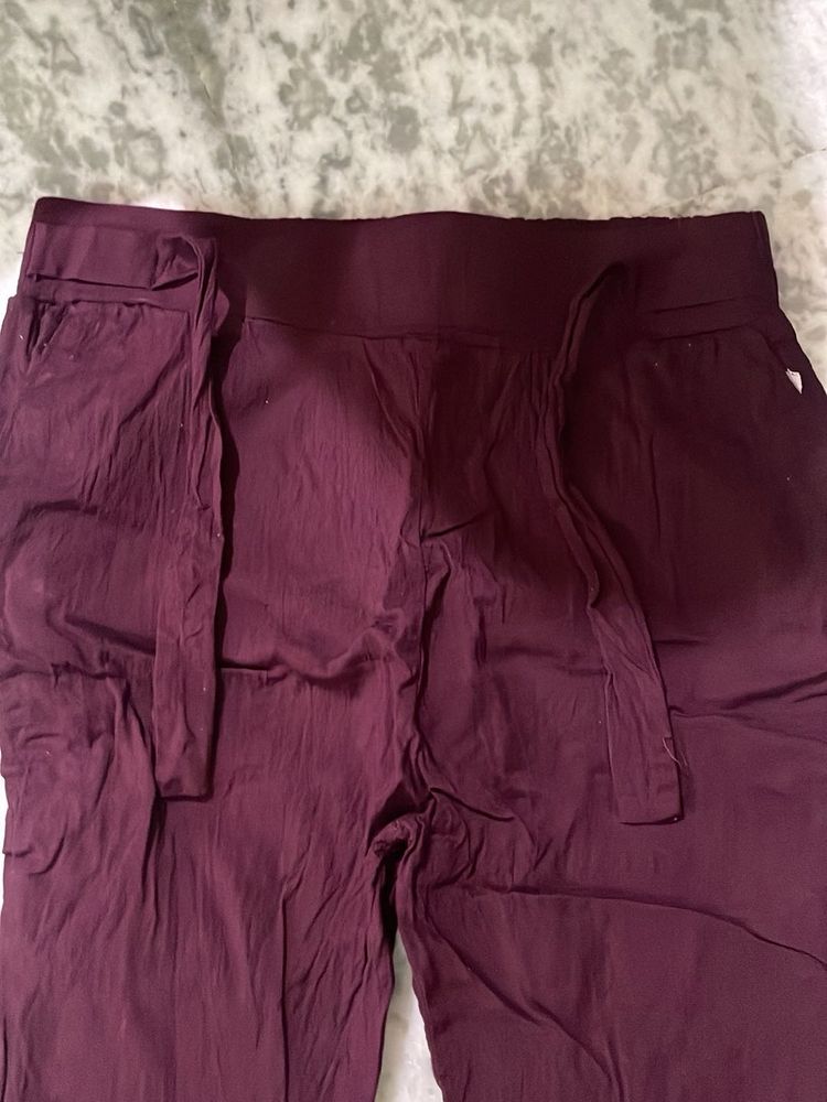 Burgundy Lounge Pants