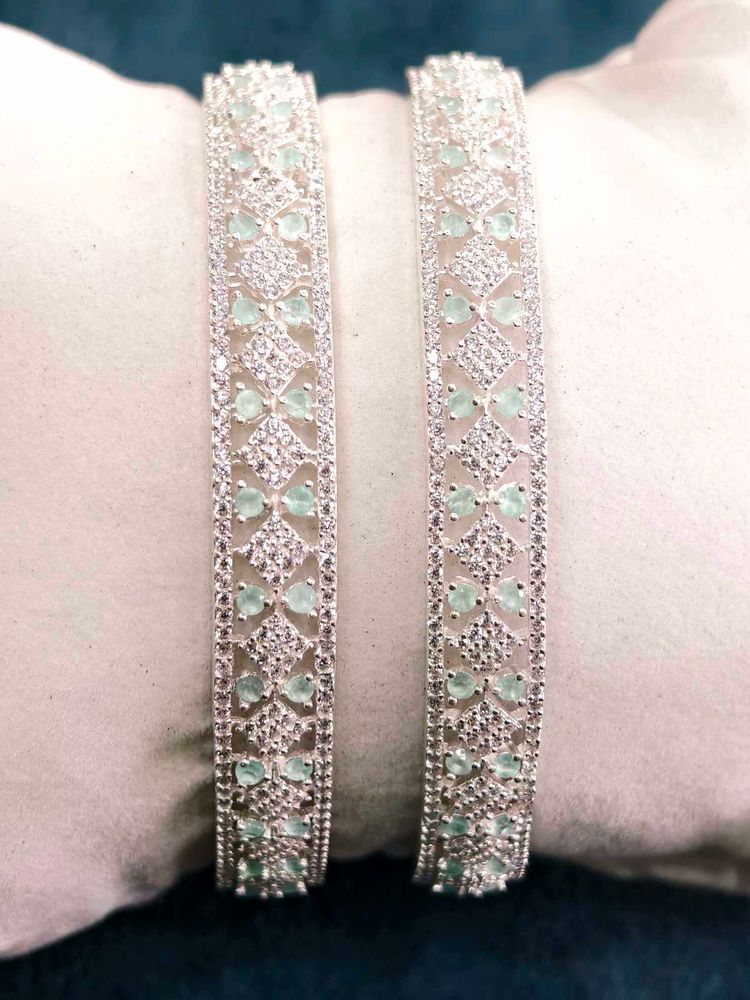 pure silver bangles
