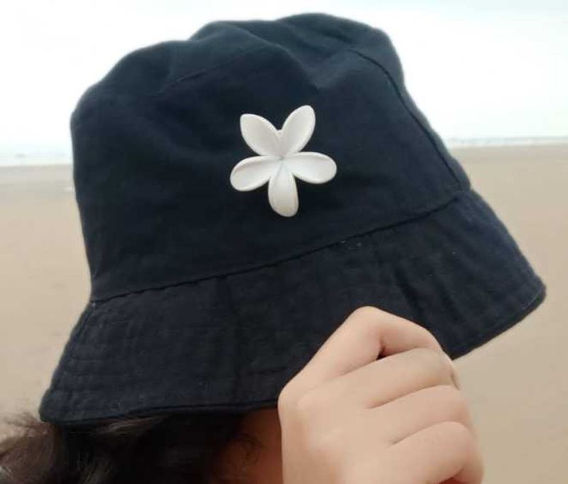Plain Black Bucket Hat
