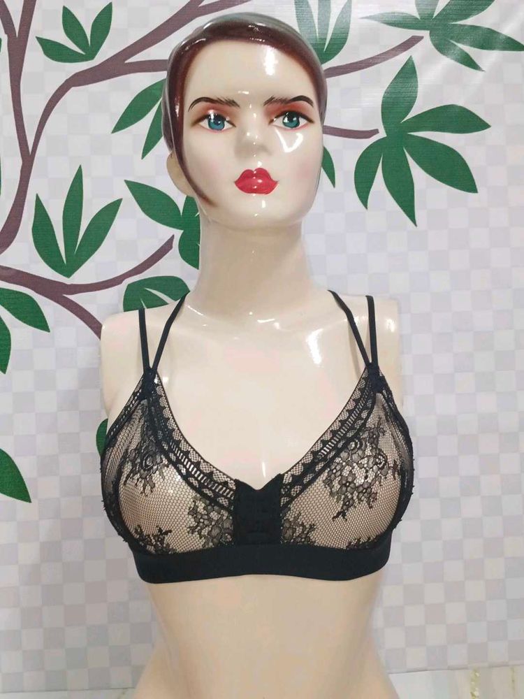 (1415)Black Lace Bralette