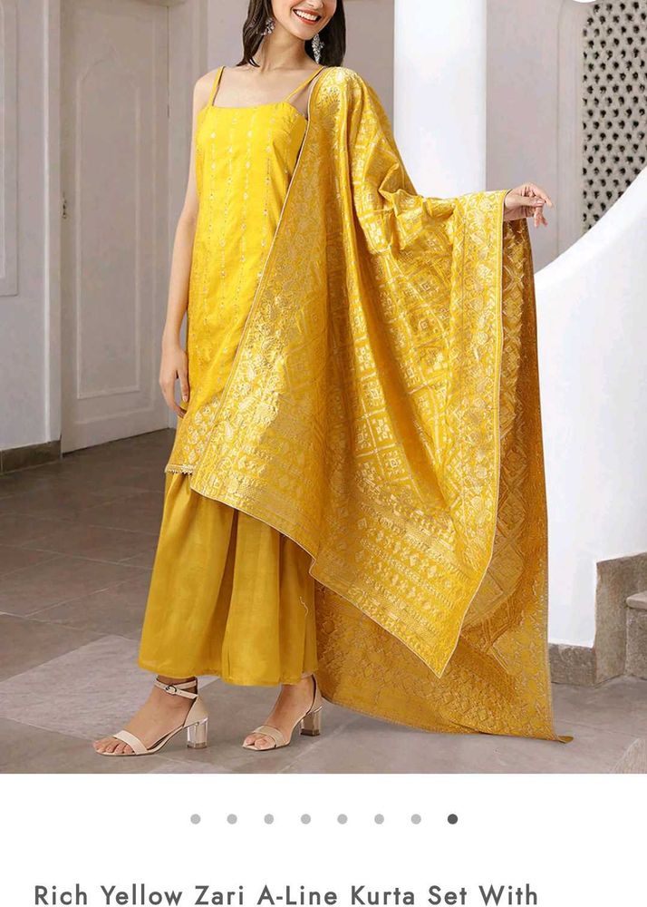 Vibrant Yellow Kurta Set... without tag