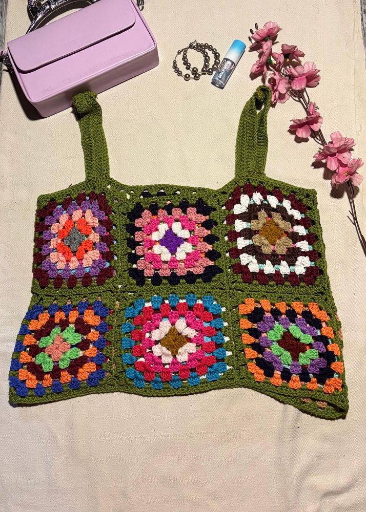 Crochet Square Tank Top