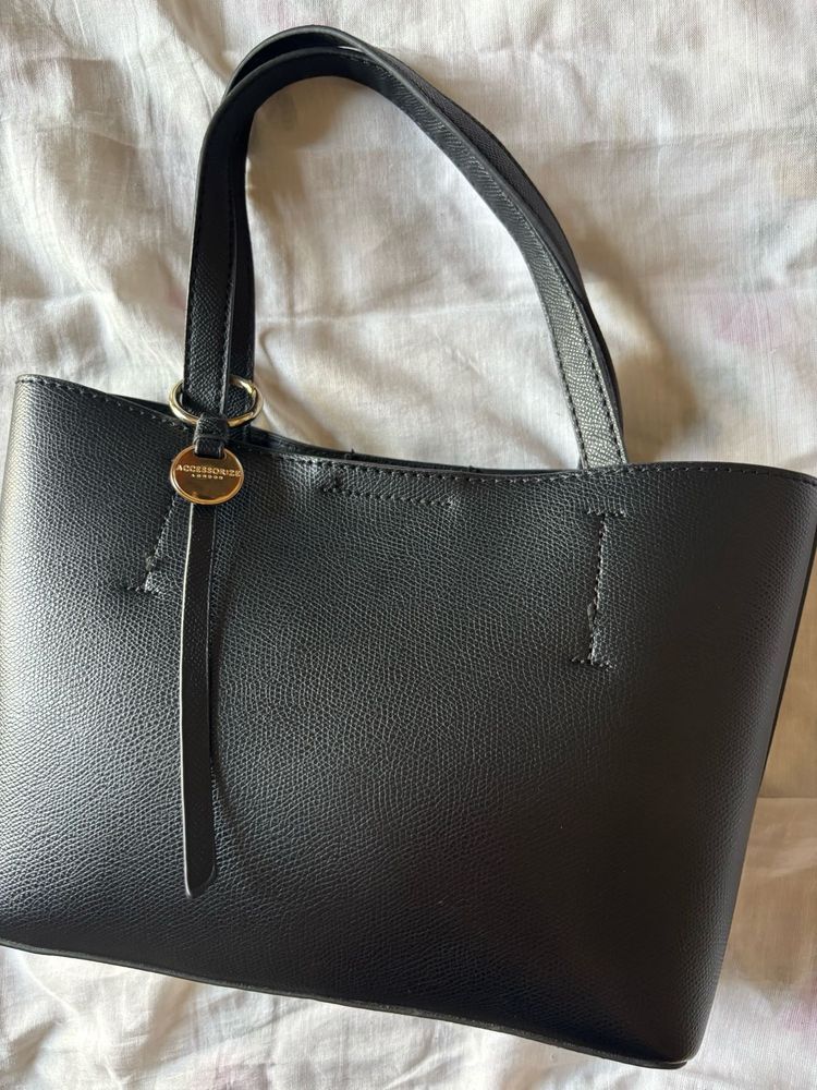 Accessorize London Mini Hand Bag - Black