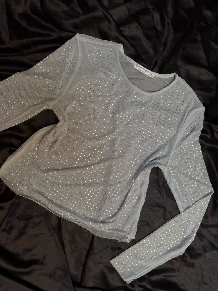 Embellished Top-xs