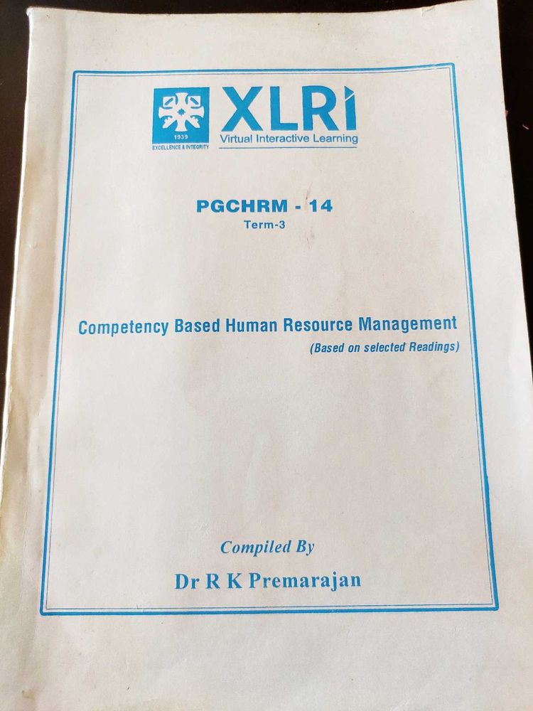 Competency Based Human Resource Management