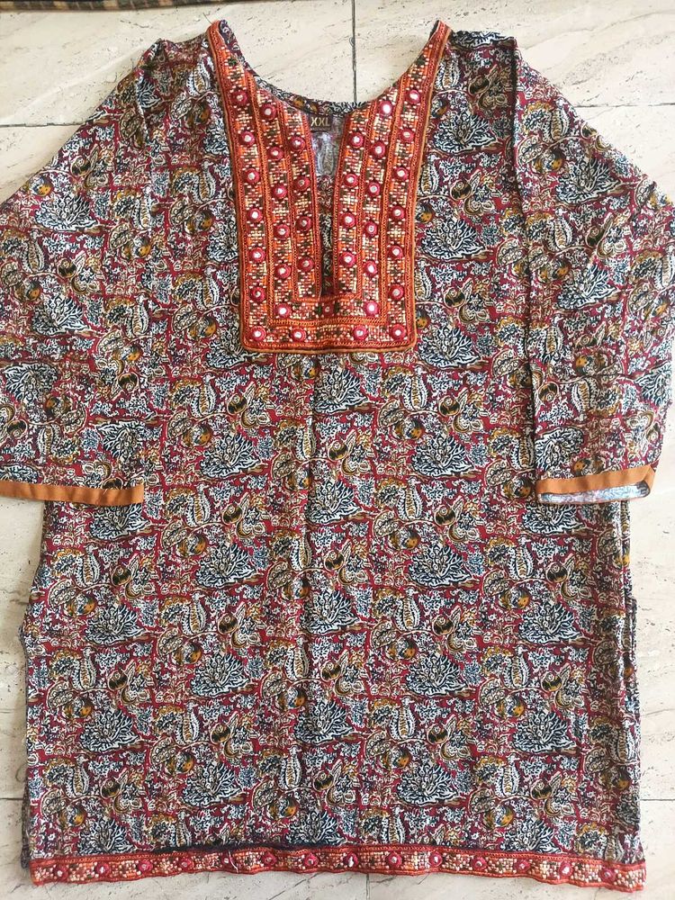 Free delivery: Embroidered ladies girls kurt