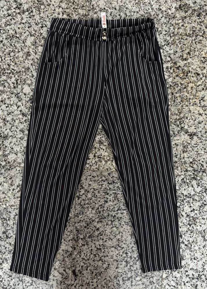 striped lounge pants