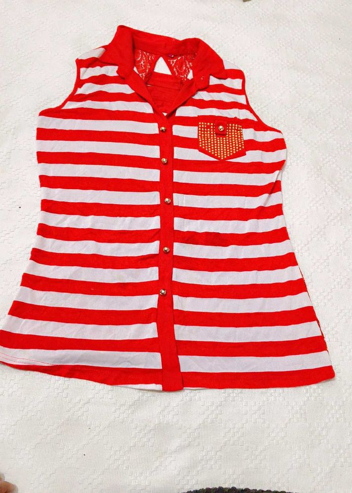 Very Amazing Rayon Cut Sleeve Top