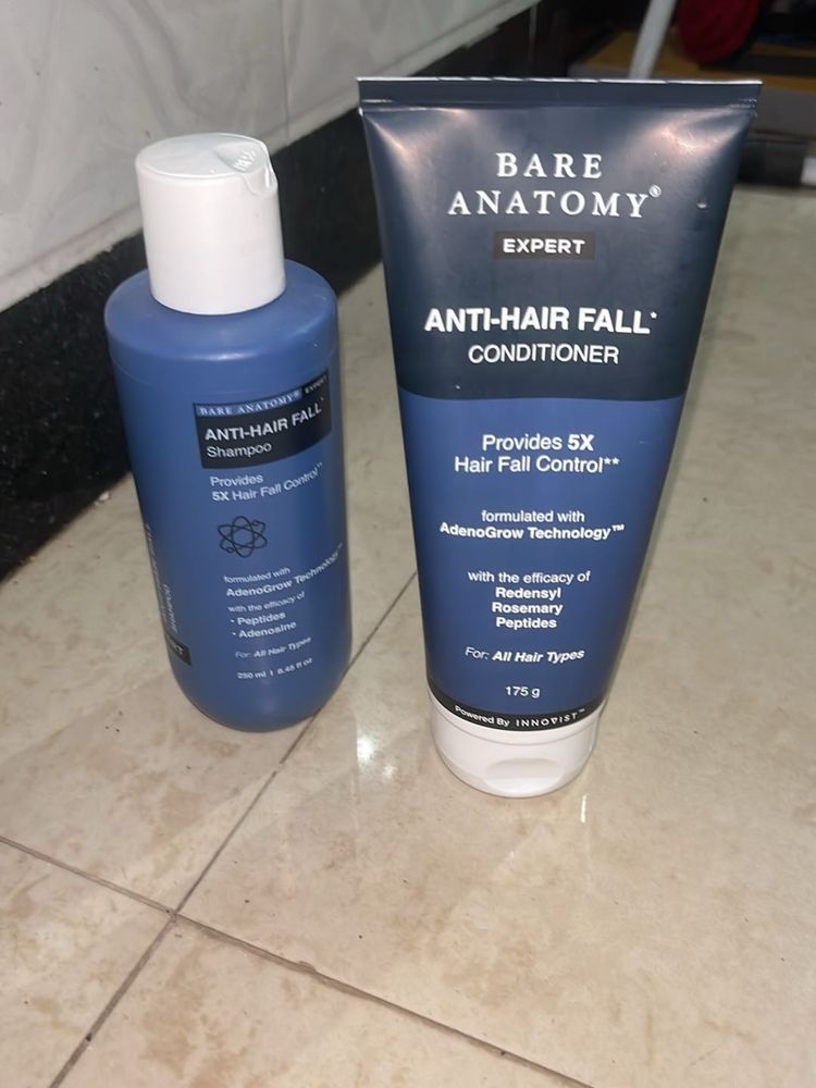 Bare Anatomy Anti-Hair Fall Shampoo &amp; Conditioner