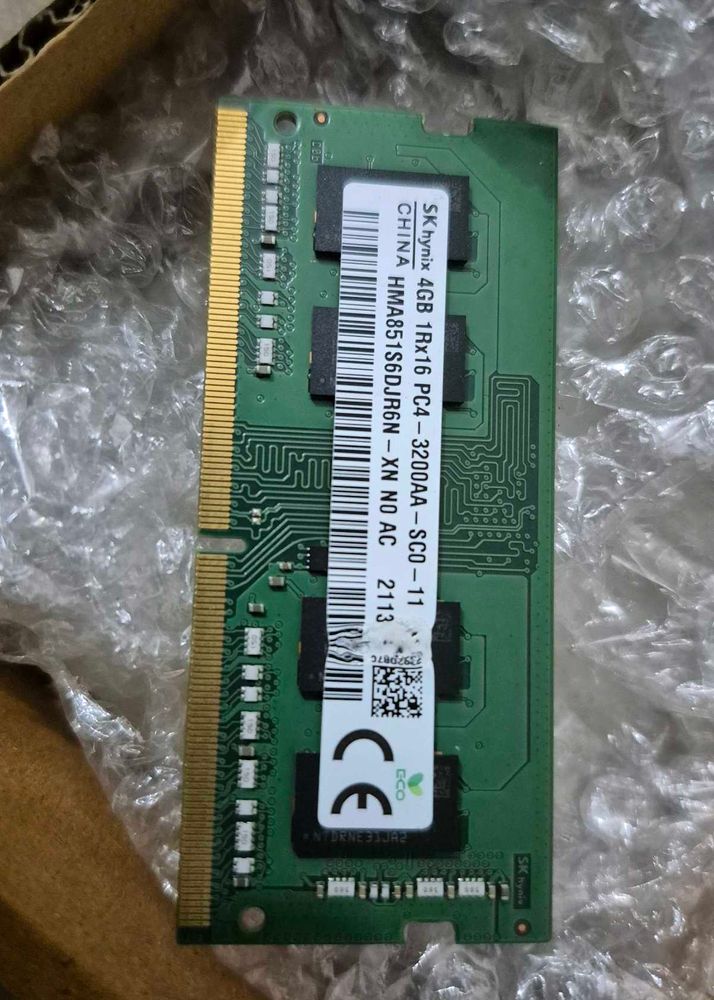 SK Hynix 4GB DD4 3200MHz Laptop RAM