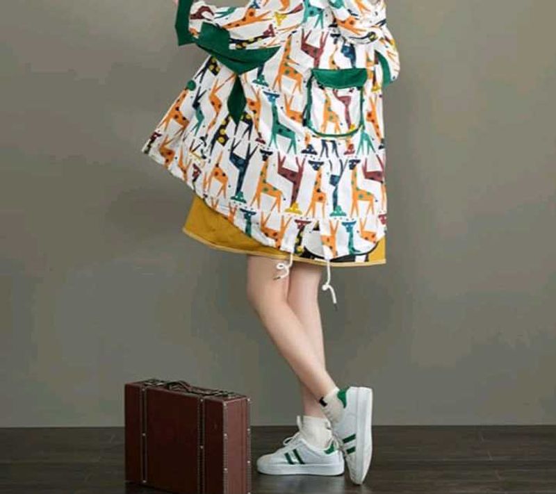 Cute Giraffe reversible jacket