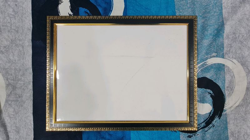 Photo Frame With Golden Edge