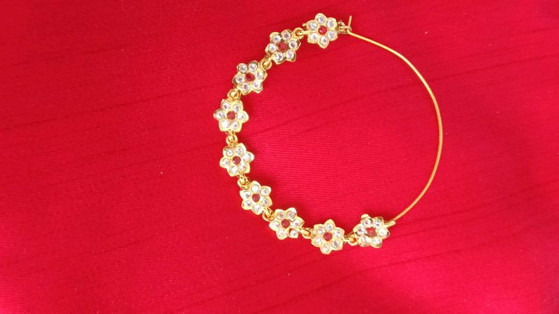 rajputi royal Elegant Floral Nose nath big
