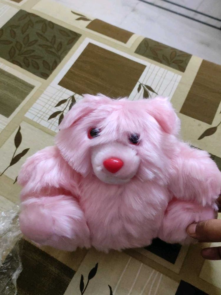 Cute Pink Teddy Bear Plush Toy (new)
