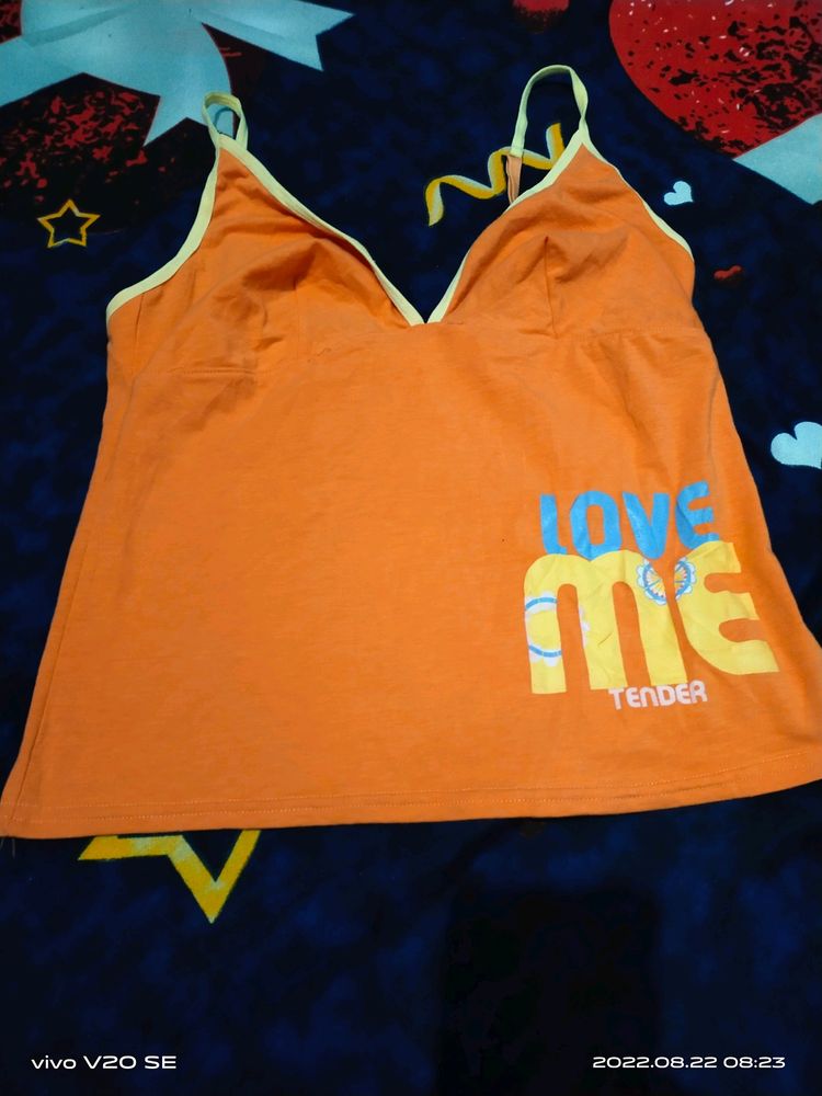 Orange "Love Me Tender" Camisole