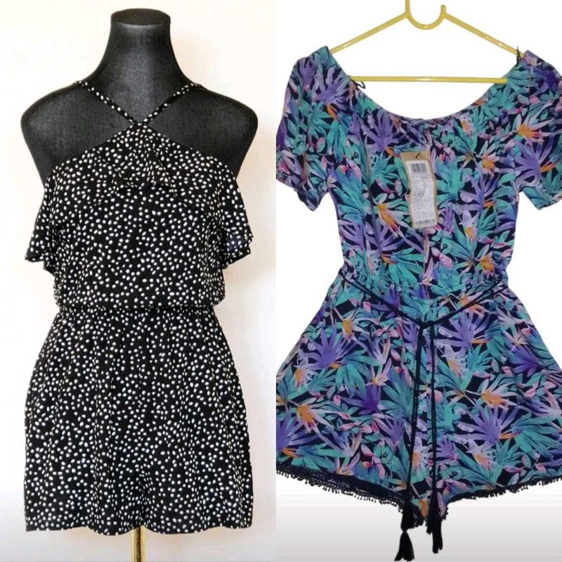 Combo of Pretty Summer Rompers