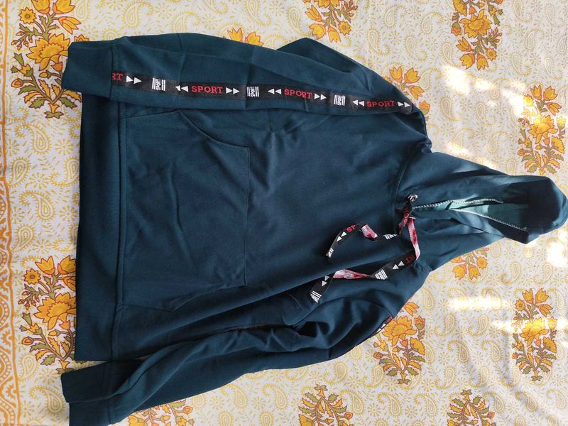 Stylish rama green Hoodie