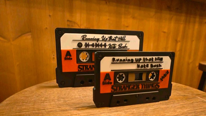 Stranger Things Cassette Tape 3d printed prop