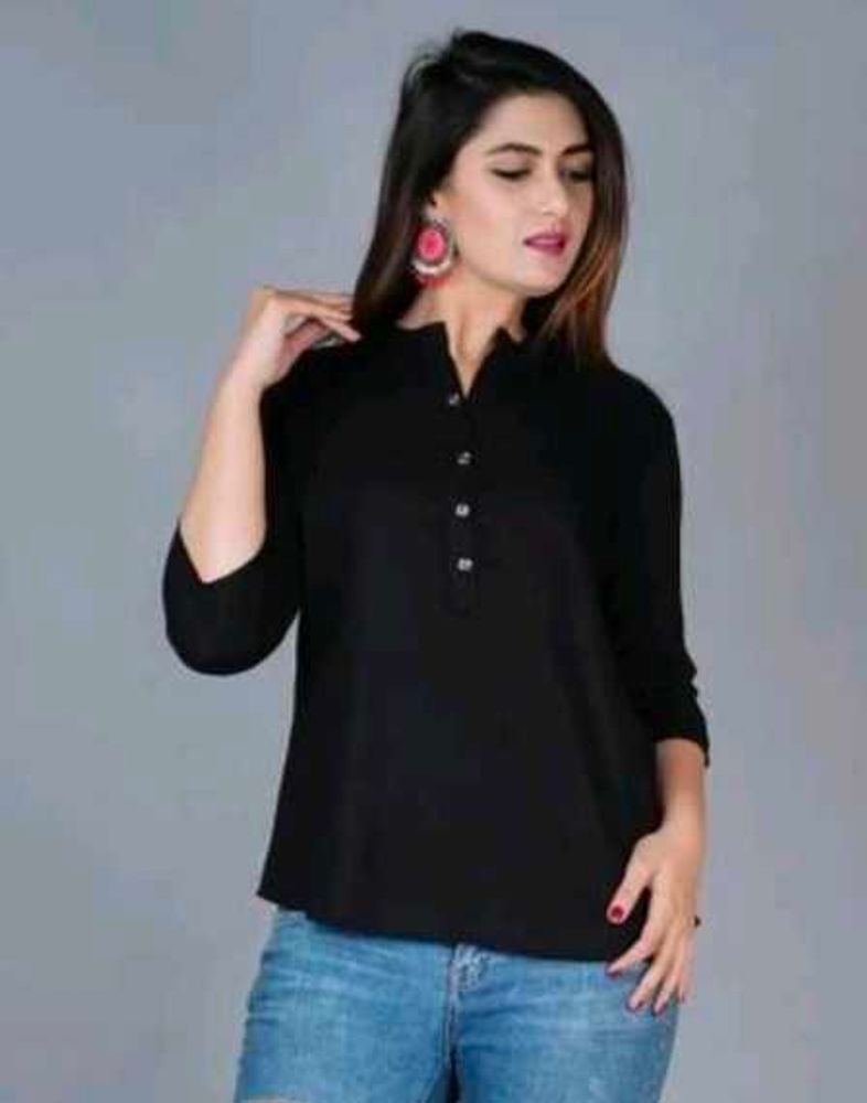 Stylish Black Kurti Top