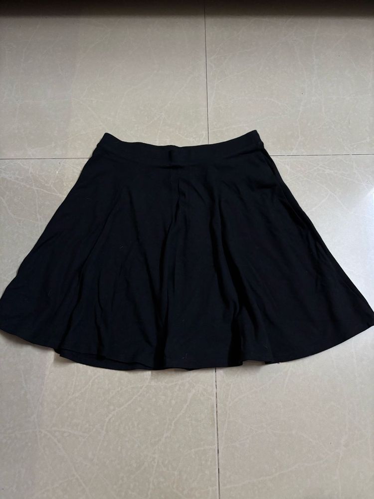 Classic Black Skater Skirt
