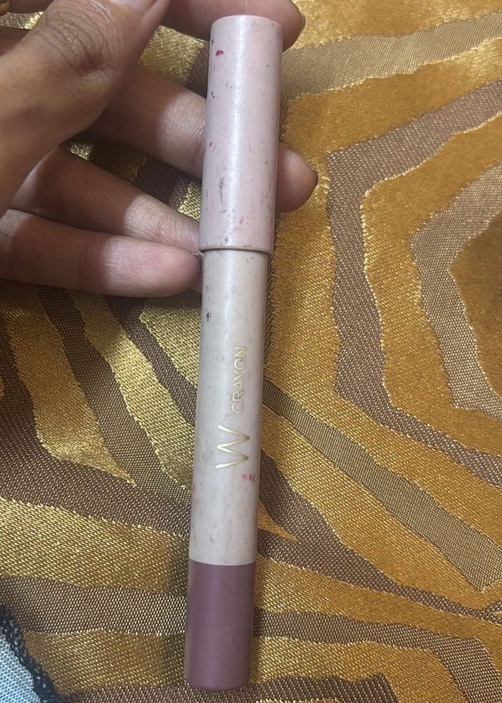 W brand purple shine eyeshadow  crayon