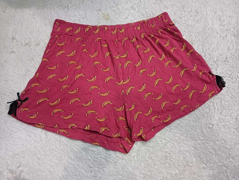 Cute Banana❤️❤️❤️ Print Sleep Shorts