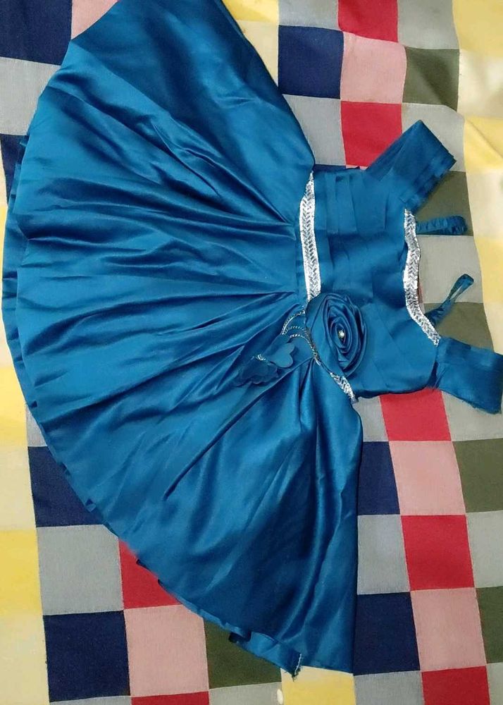 Beautiful Blue Ethnic frock