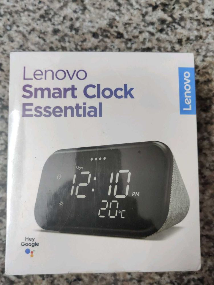 google assistance lenovo smart clock sealed box