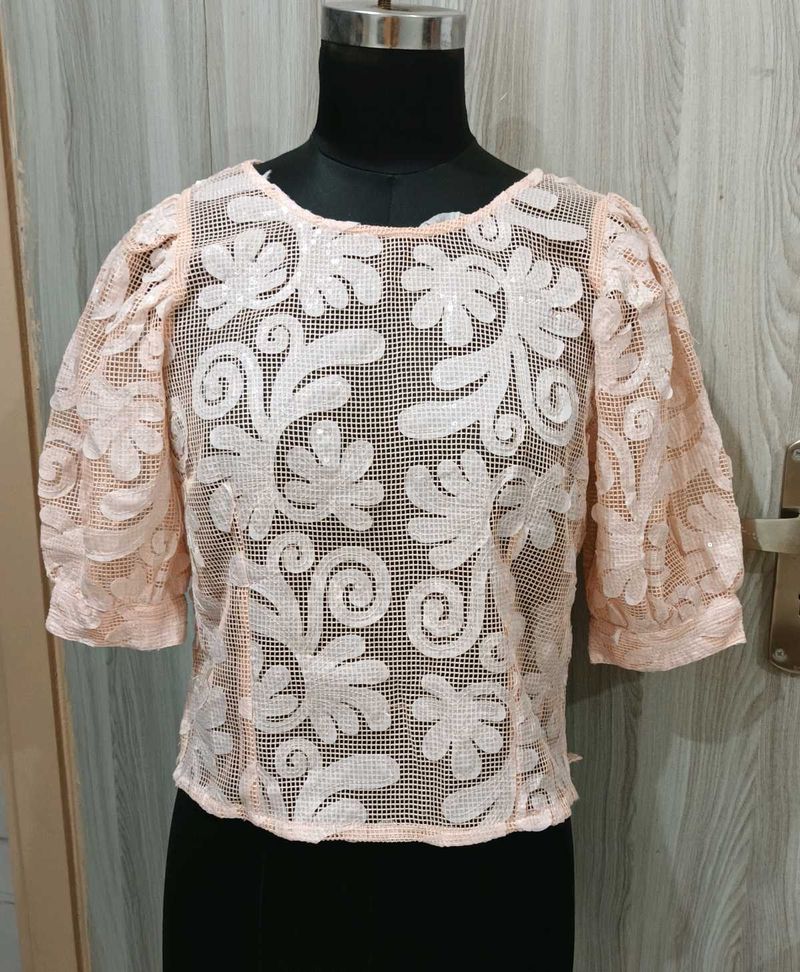 New Transparent Top...size Mentioned On Label
