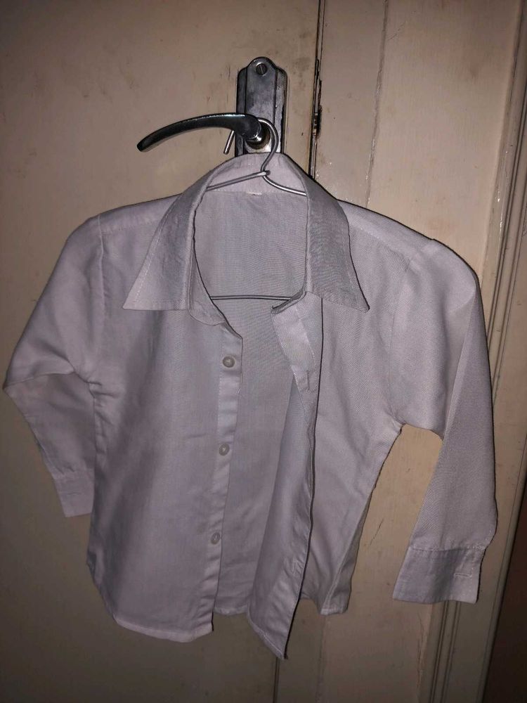 Classic White Boy's Shirt