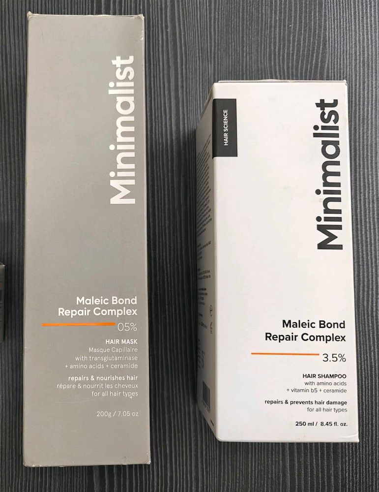 Minimalist Shampoo and Hair Mask