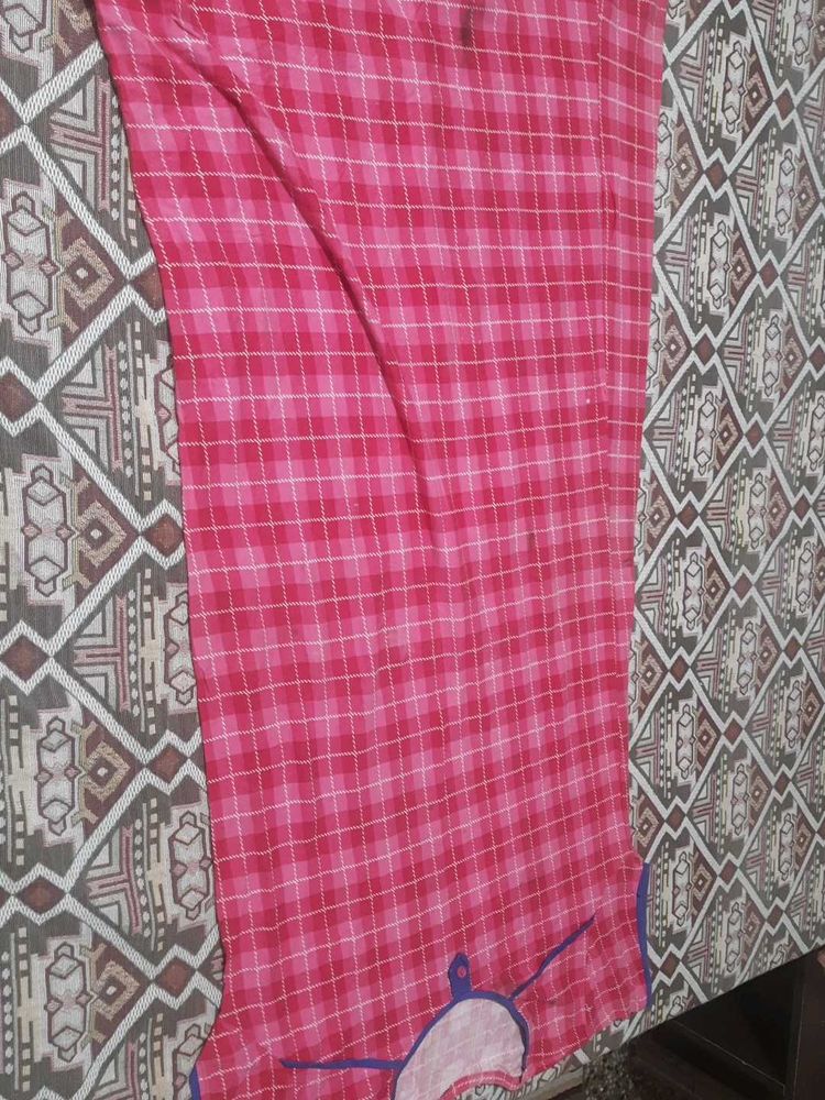 Pink Plaid Nightgown