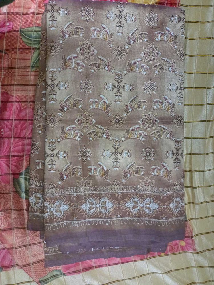 Printed Fabric Saree Piece