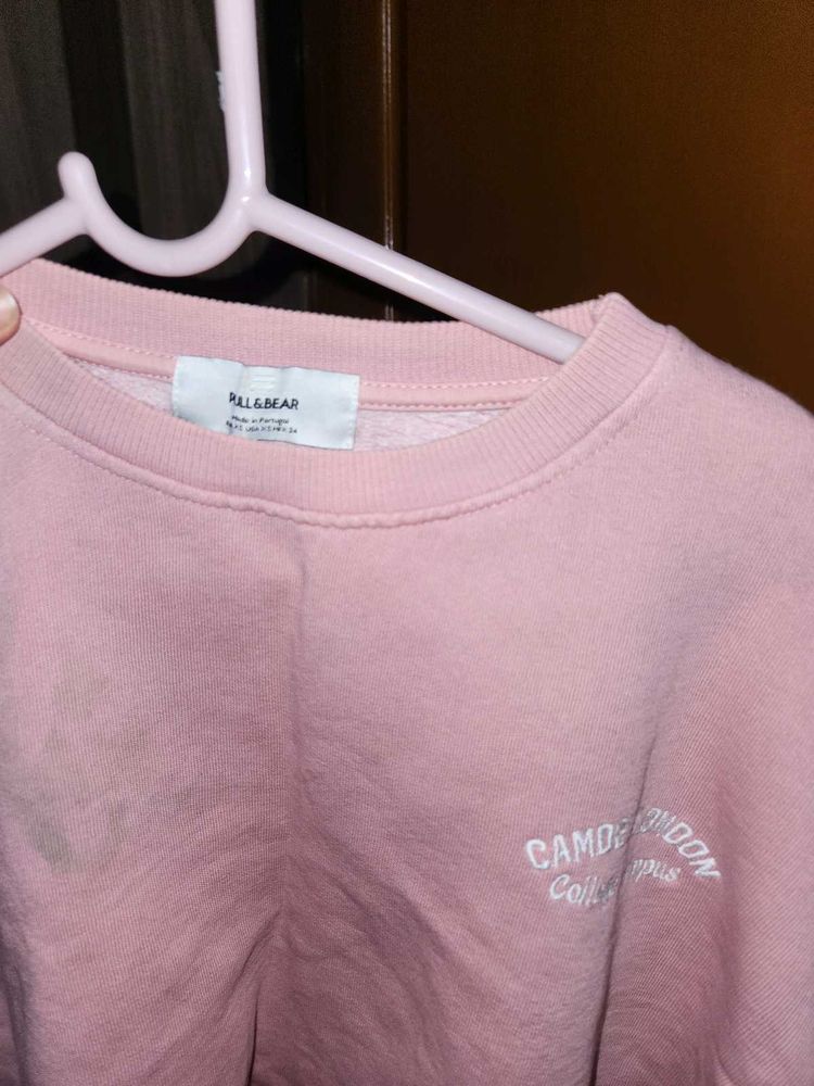 Pull&amp;Bear Pink Camden Sweatshirt