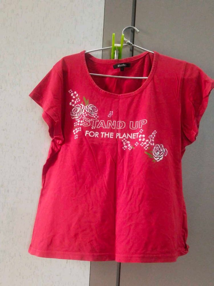 Red Graphic Tee