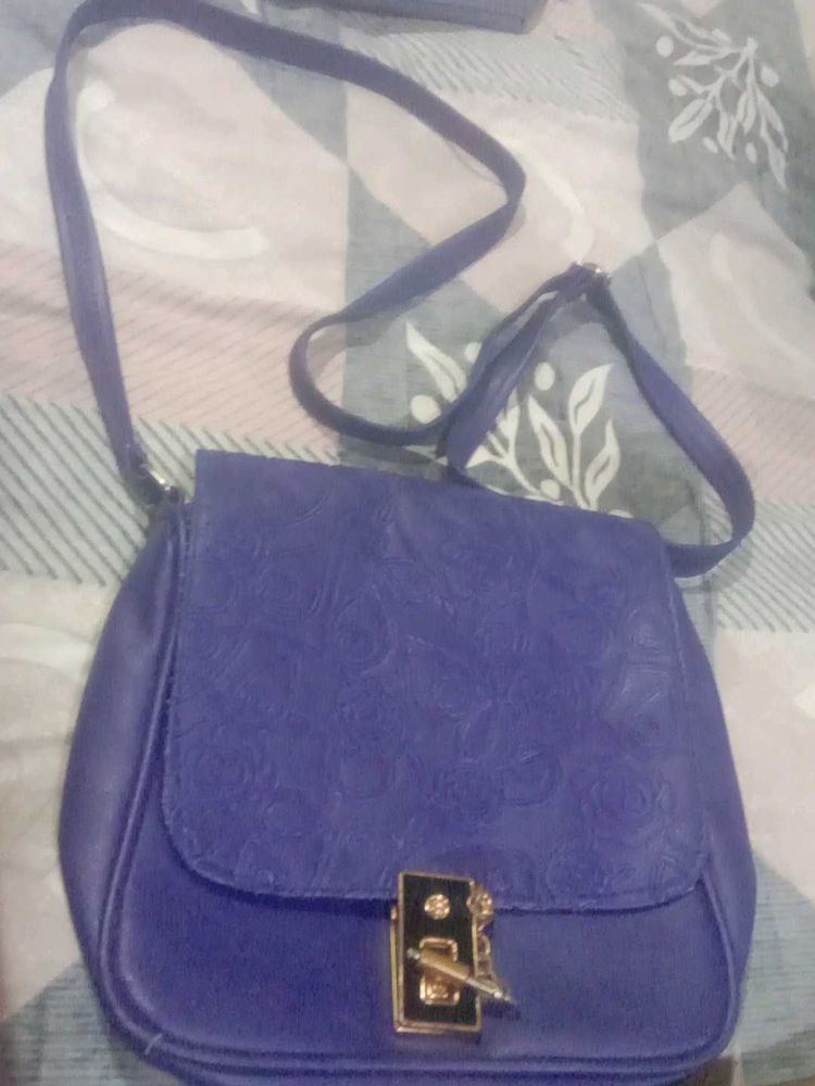 Stylish Blue Crossbody Bag