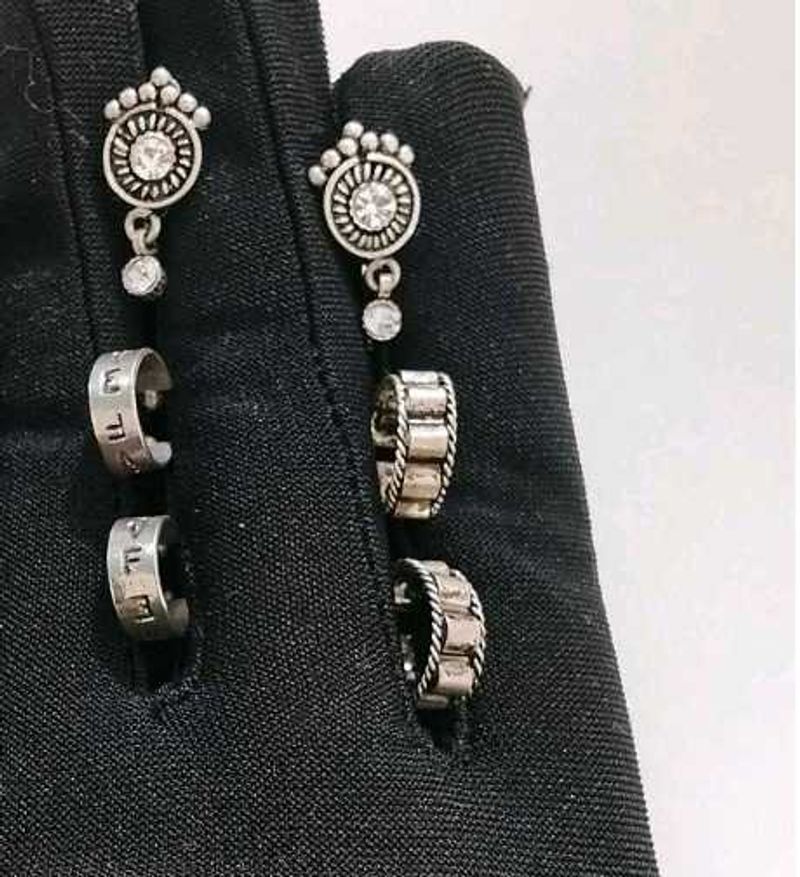 Boho oxidised Ear Cuffs
