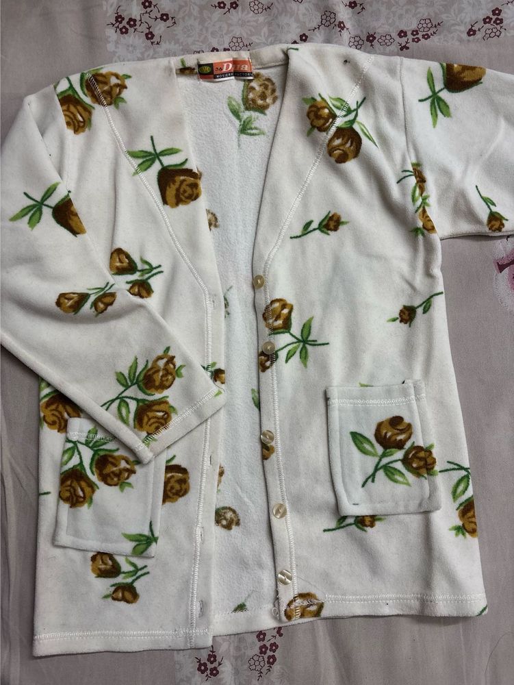 Floral Knit Cardigan
