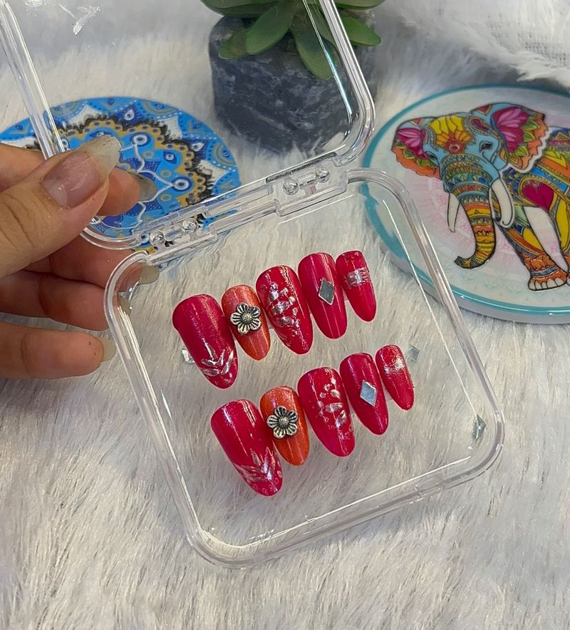 Navratri special presson nails💅✨