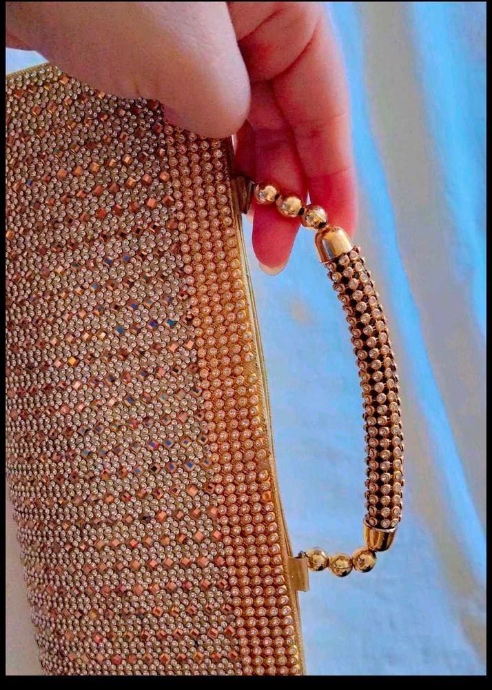 Sparkling Embellished Clutch Bag