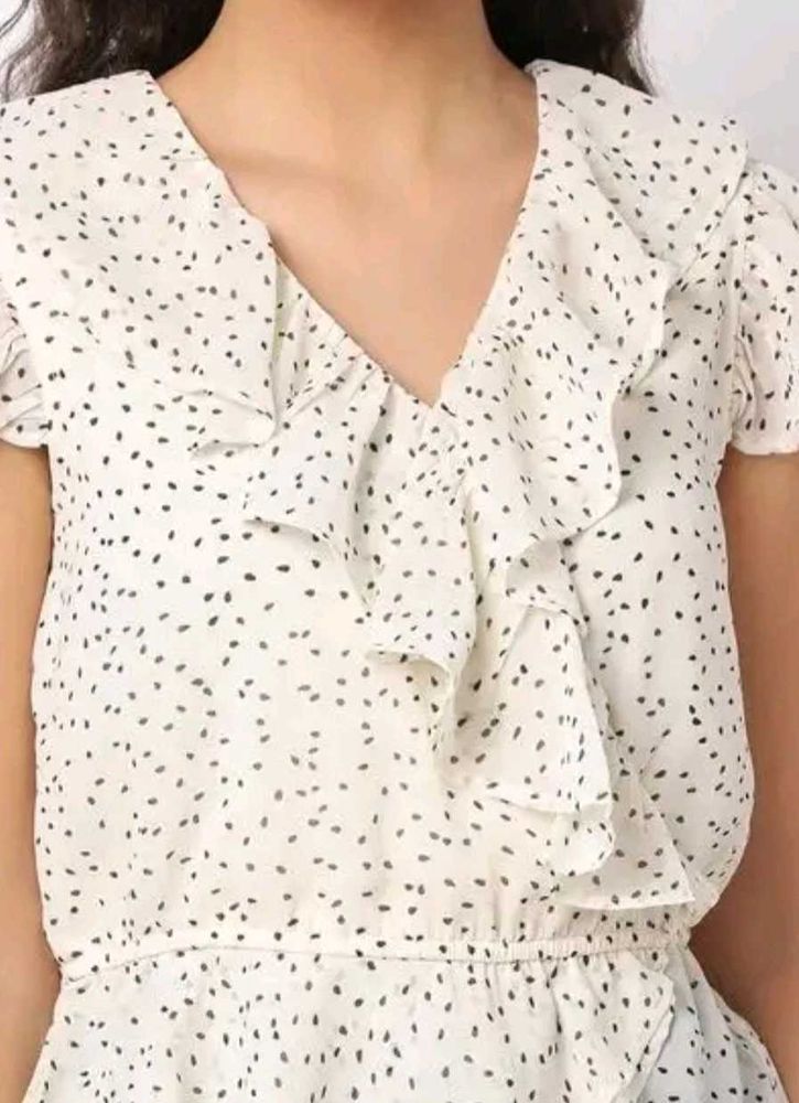 polka dot top