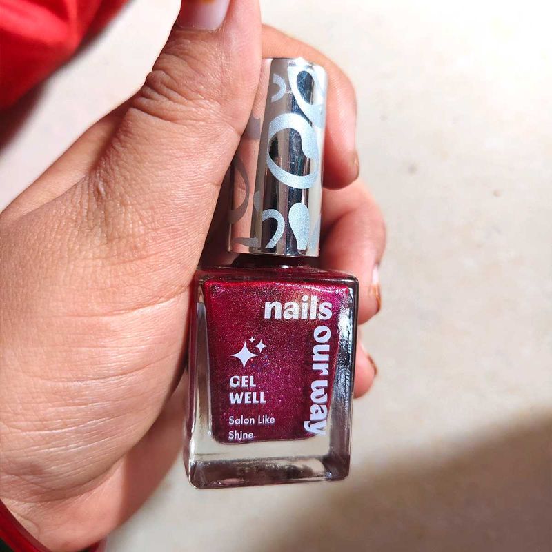 Nails Our Way Gel Well Nail Enamel-218 Upbeat(10 M