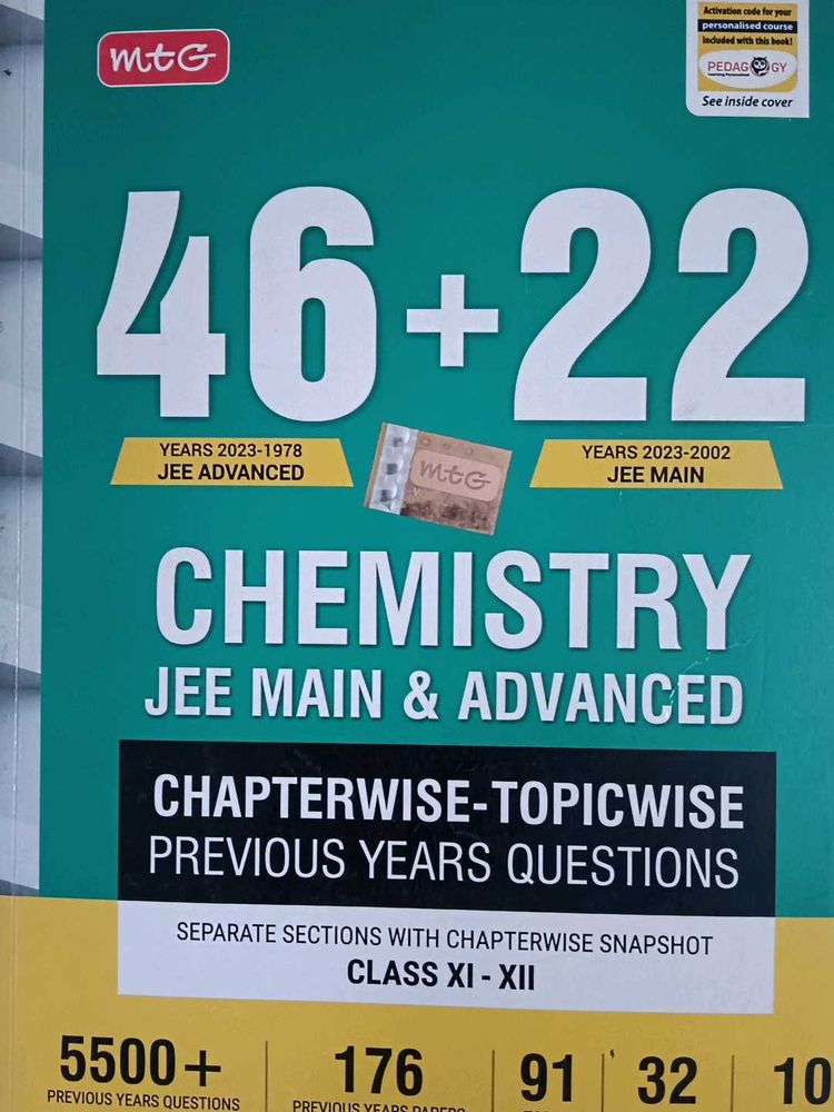 MTG Chemistry JEE Main &amp; Advanced