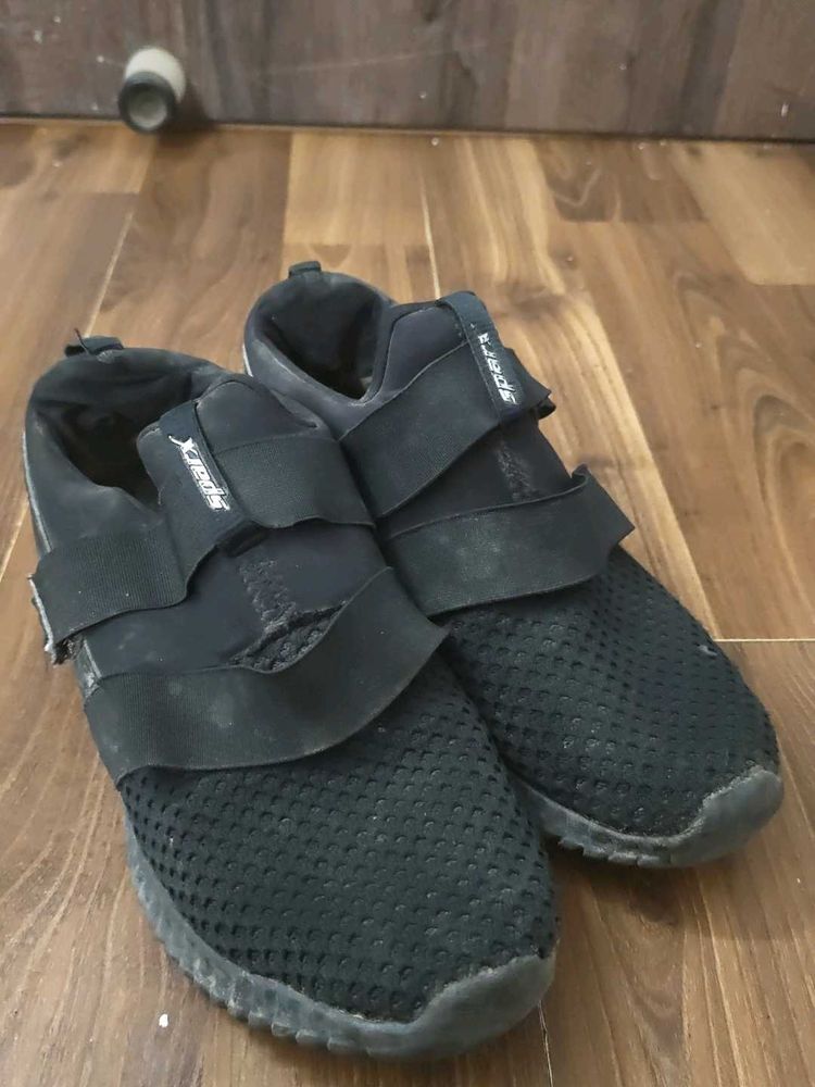 Sparx Mesh Black Sports Shoes