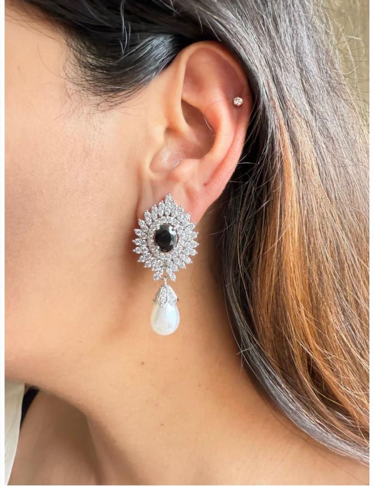 Elegant Pearl Drop Earrings