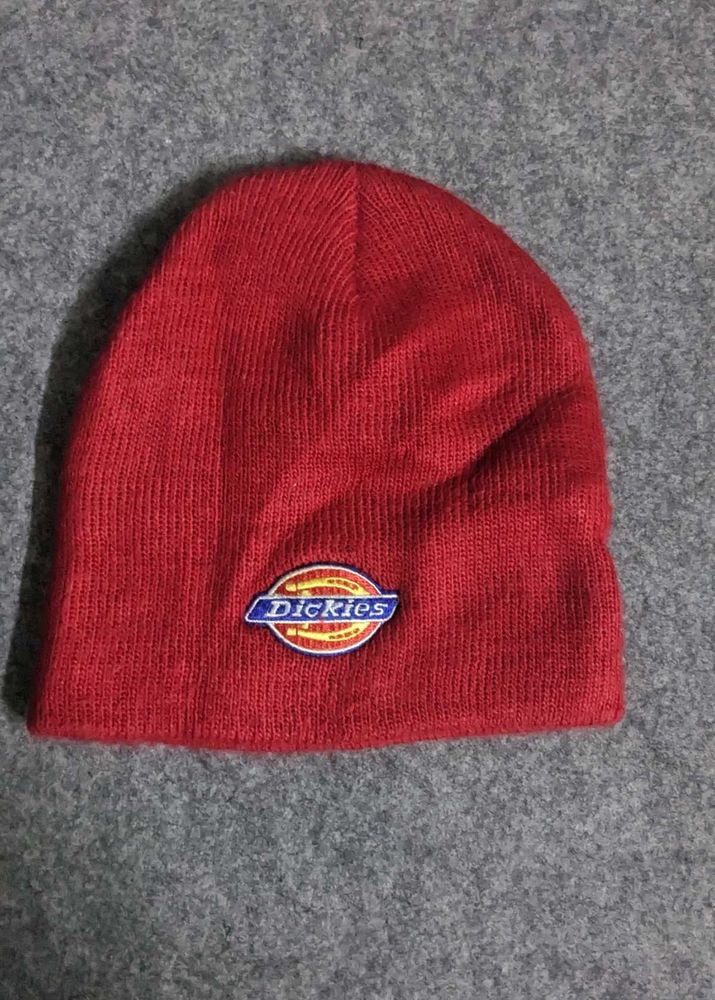 Dickies Red Beanie Hat