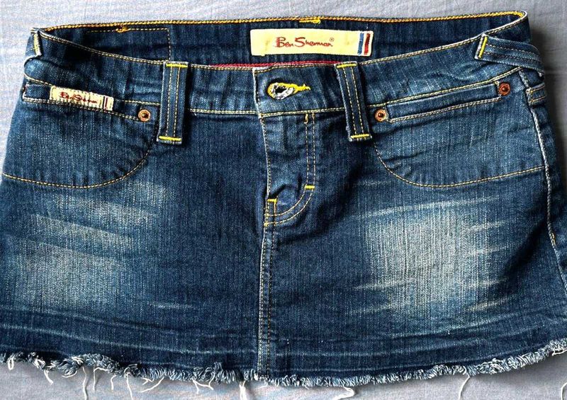 Denim Mini Skirt Ben Sherman