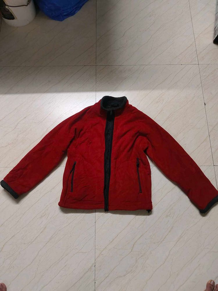 Red Fleece Jacket