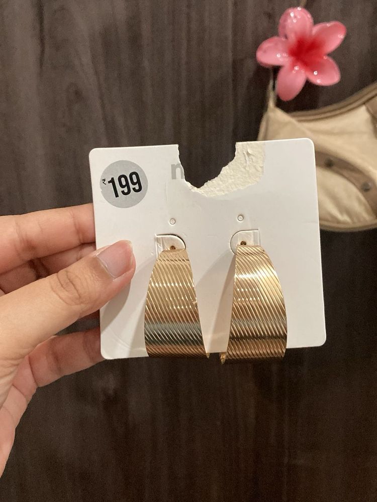 Chic Gold Hoop Earrings